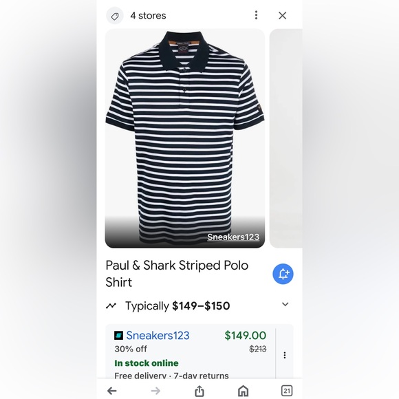 Paul and Shark shirt. Beautiful Famous Italian sailing clothing maker. - Picture 5 of 5